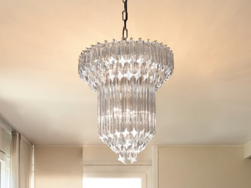 CRISTALLI 7040 - Glass pendant lamp by Patrizia Volpato - view 2